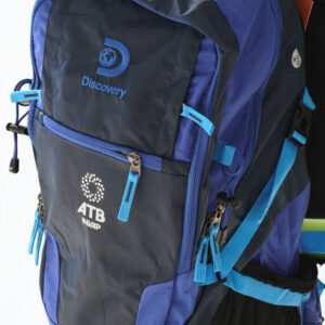 Mochila camping Discorvery | Azul y Negro