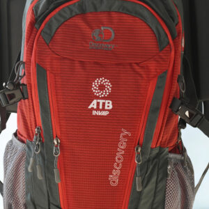 Mochila camping Discorvery | Rojo y Gris