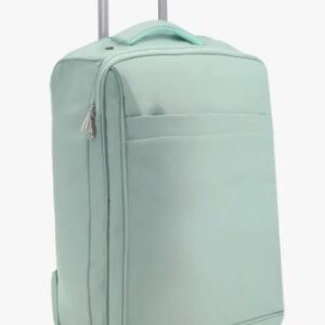 Bolso con carro plegable negro/verde | AMAYRA